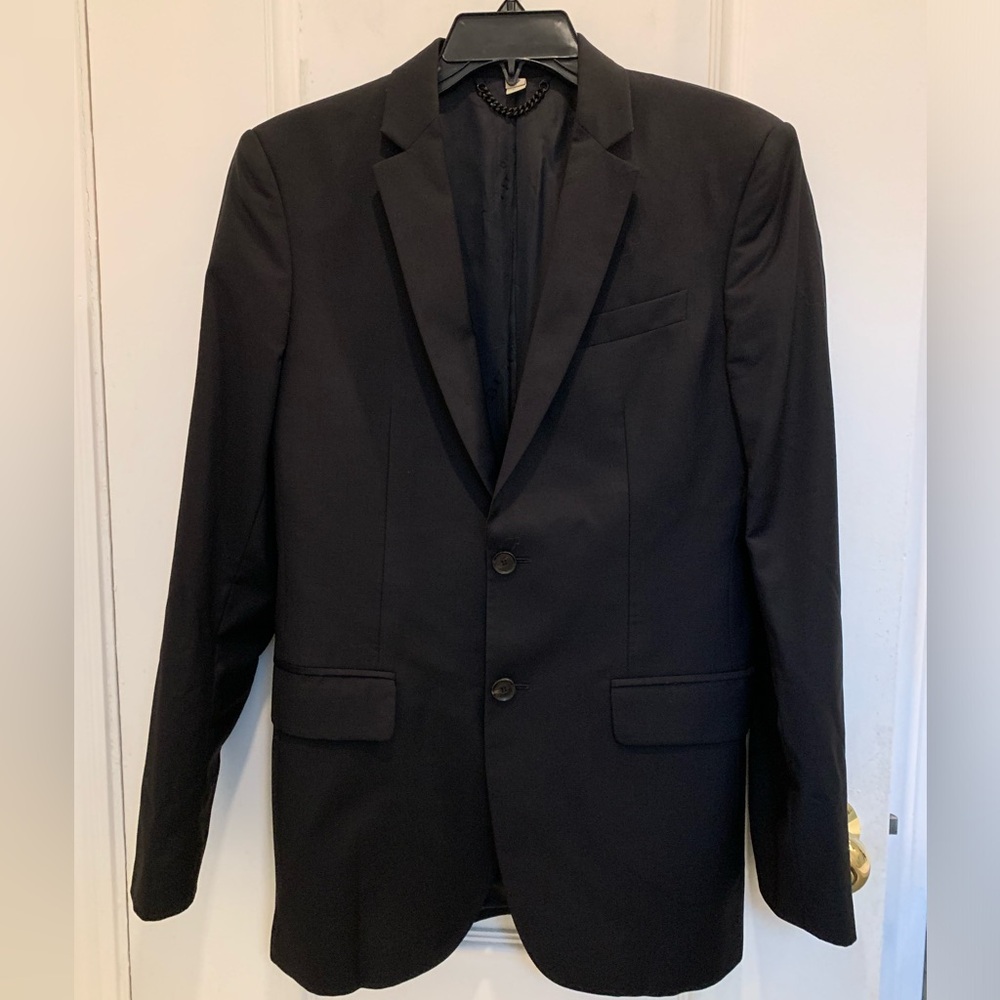 Authentic Burberry London black Milbury blazer. Size 46R
